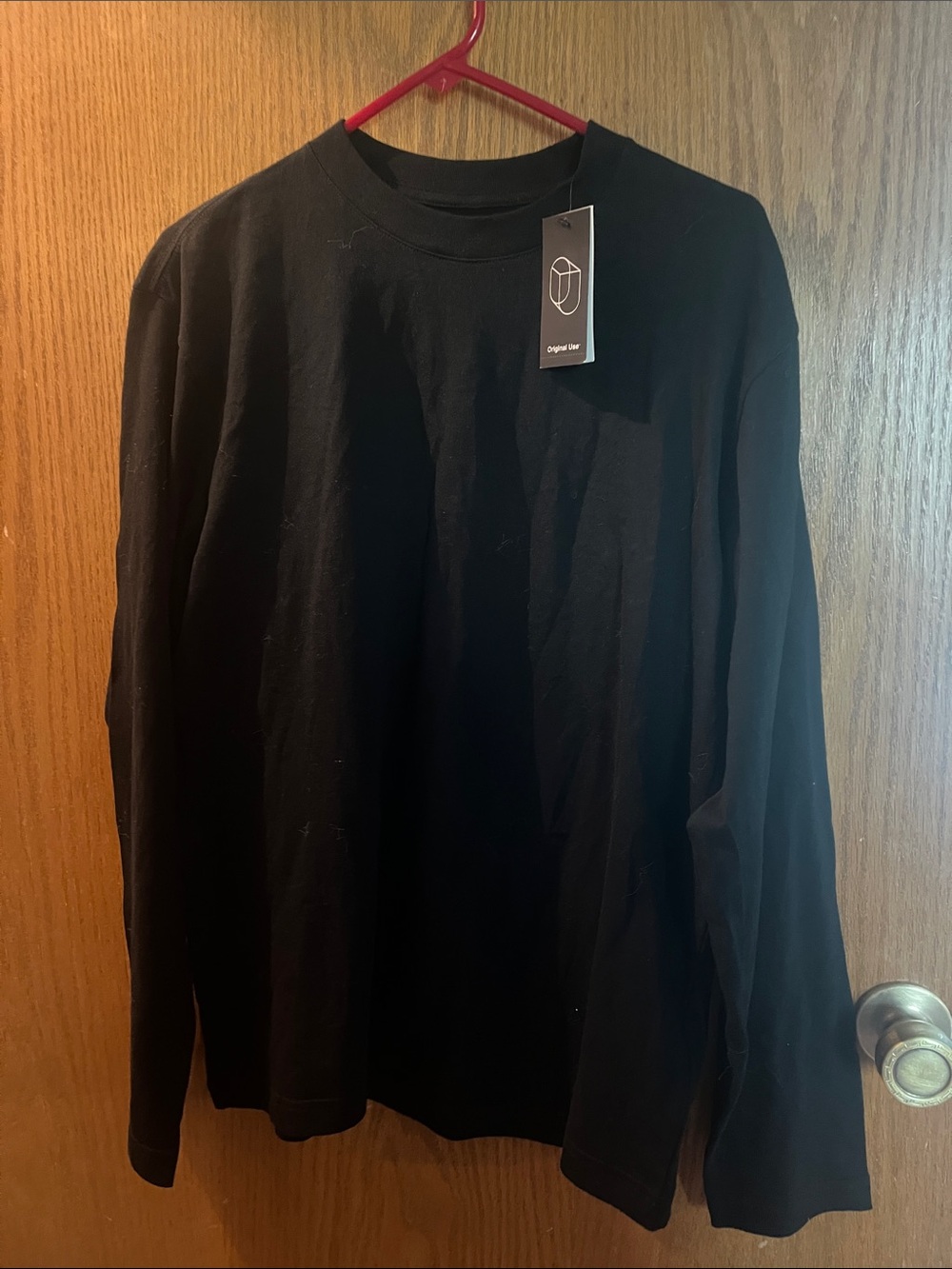Original Use Black Long Sleeve Tee